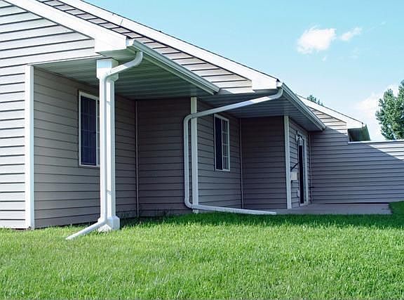 Back Side Of Townhome