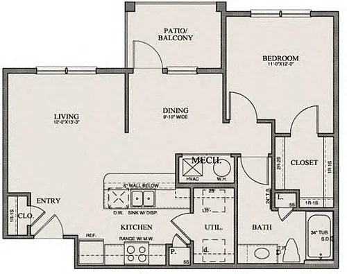 Floor plan The Coulee