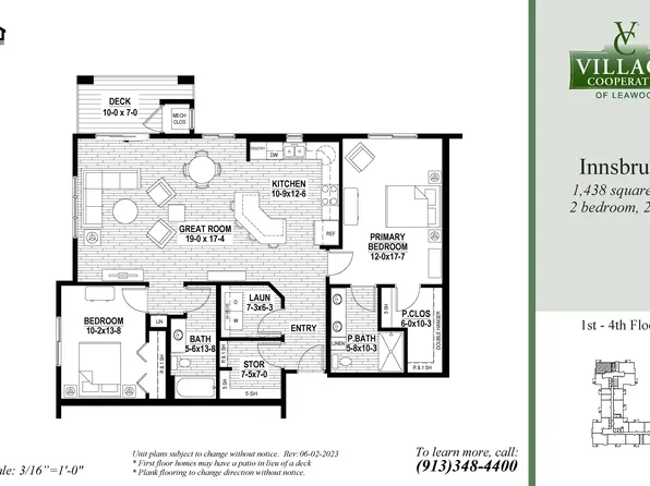 Innsbruck Plan, Village Cooperative of Leawood (Active Adults 55+)