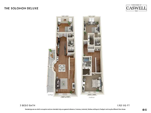 Floor plan The Solomon Deluxe