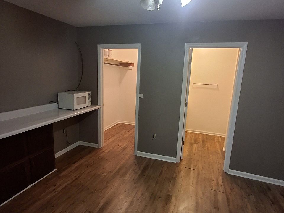 View of closet on left 
Bathroom on the right