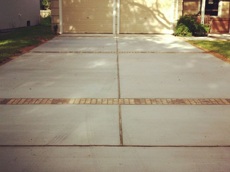 New driveway, June 2013