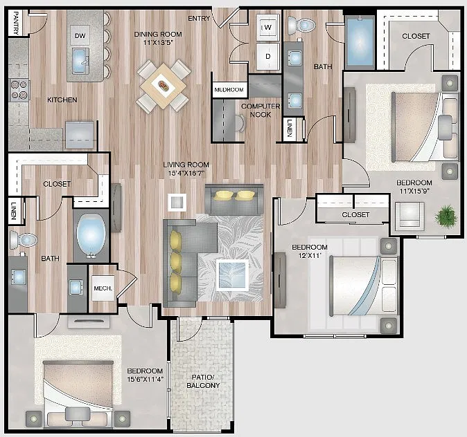 Floor plan C1