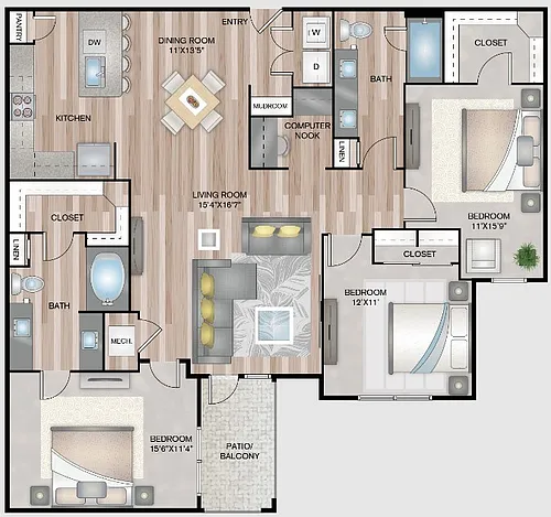 Floor plan C1