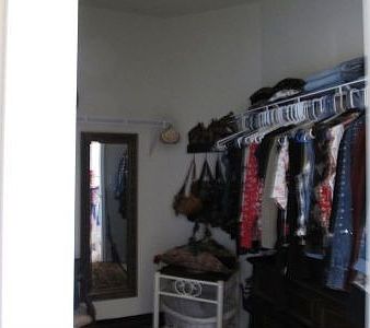 Master walk-in closet