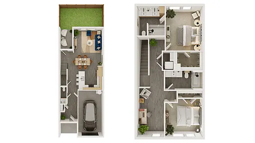 Floor plan B6 - Townhome