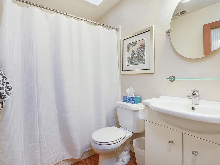 Large bathroom.
