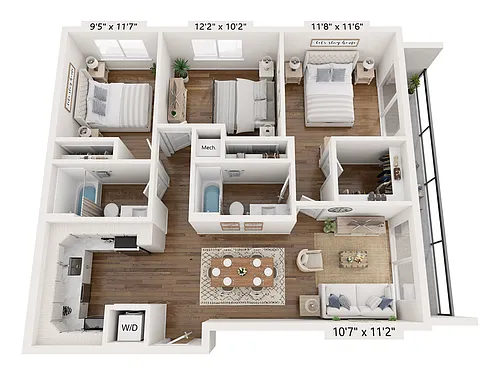 Floor plan D1