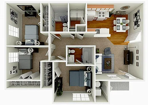 Floor plan DFC - 3X2