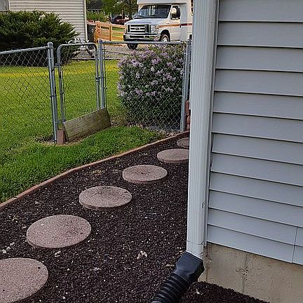 South side leading to garage