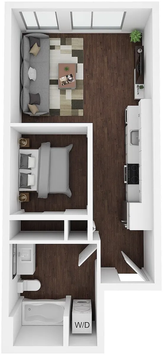 Floor plan Studio-B1