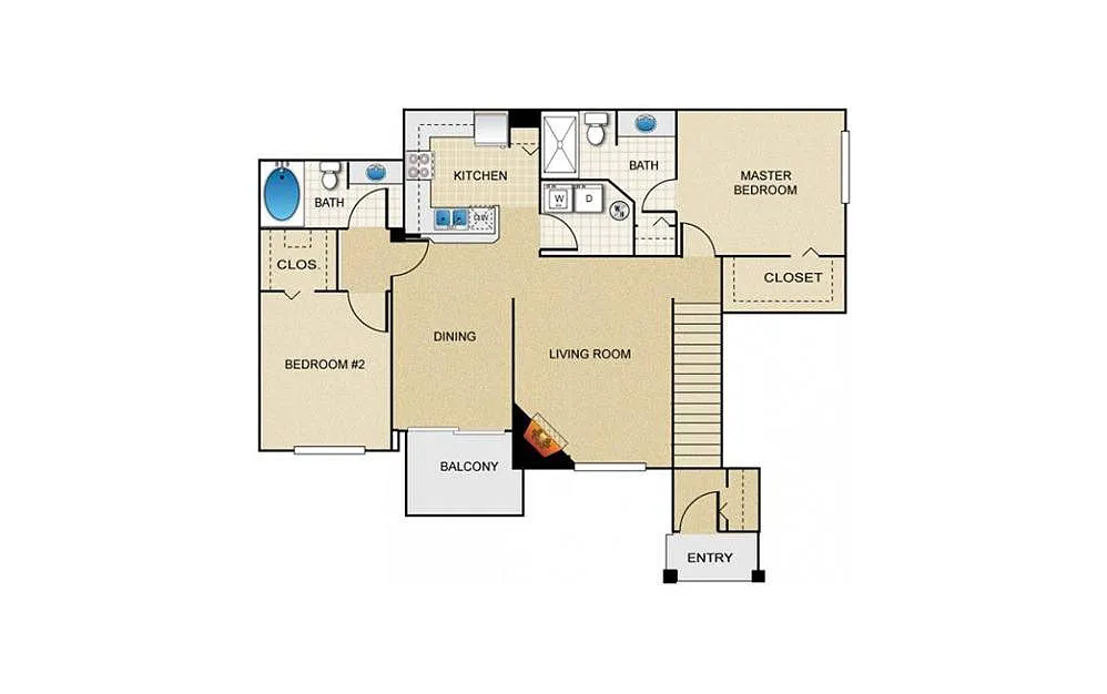 Floor plan Juniper-80% AMI