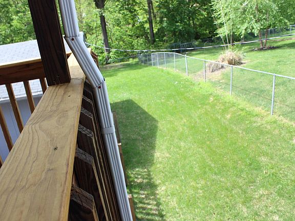 View of yard from deck