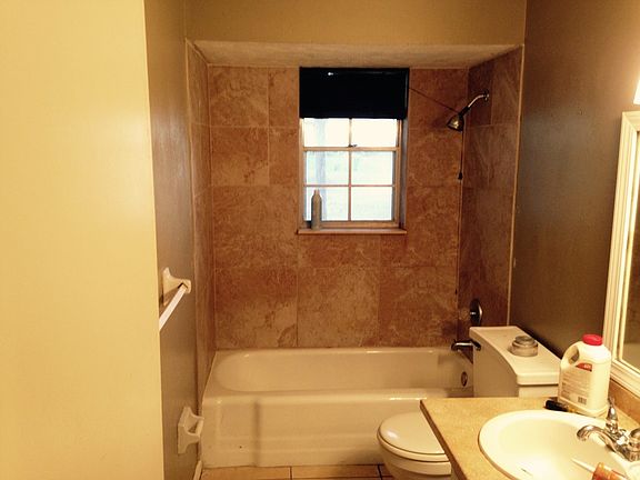One of the bathrooms