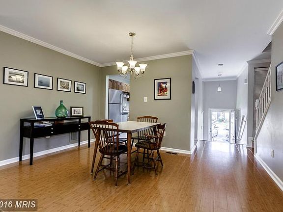 Separate dining area