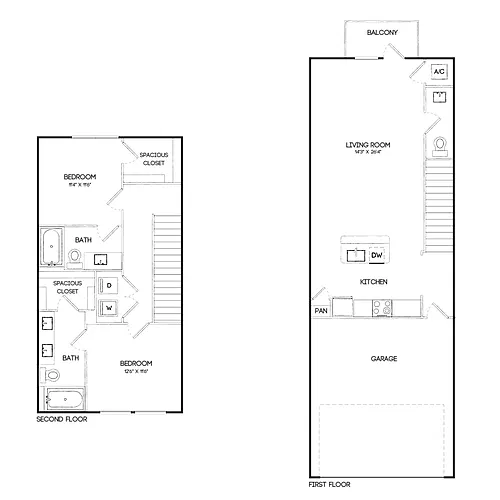 Floor plan TH1A