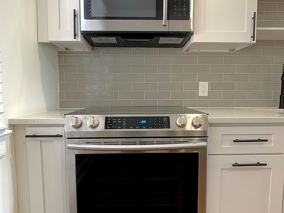 New slide in stove/oven & microwave