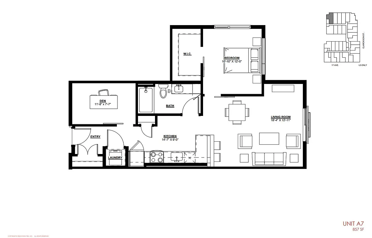Floor plan A7
