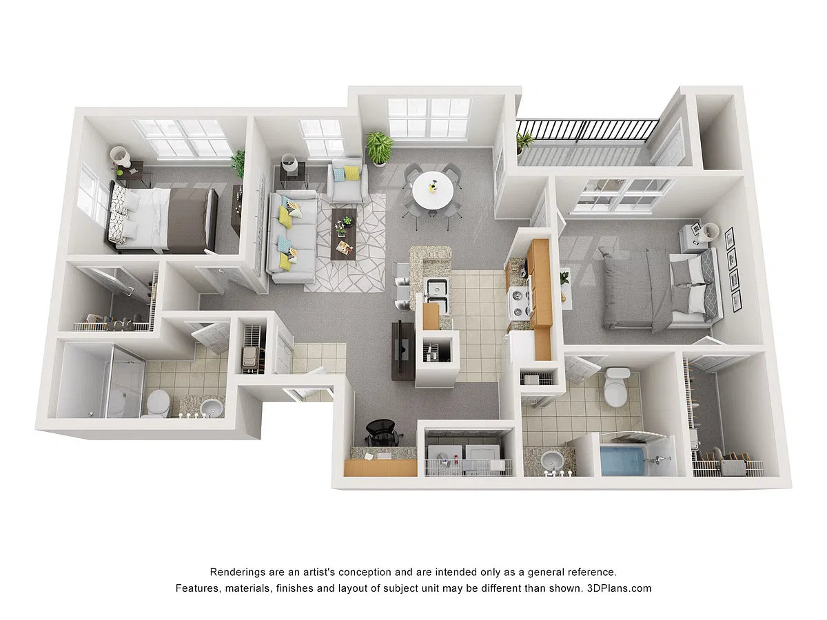 Floor plan 2X2