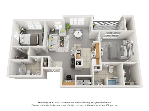 Floor plan 2X2