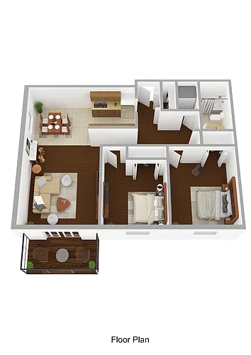 Floor plan 2 Bedroom