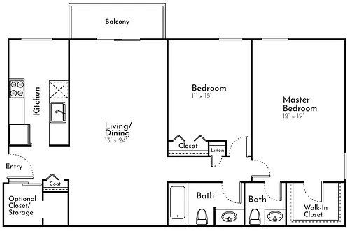Floor plan Douglas Fir
