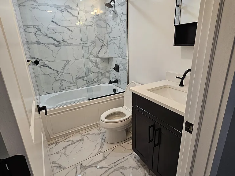First floor full bathroom