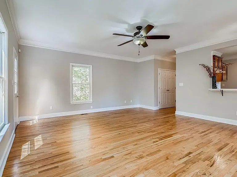 hallway into living room