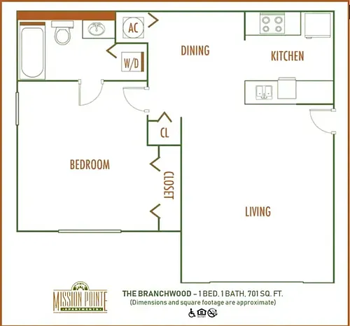 Floor plan The Branchwood