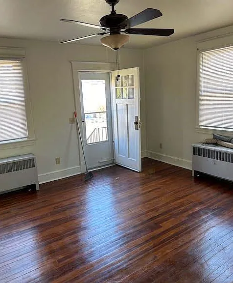 Living Room - Front Entry Door, Hardwood floors