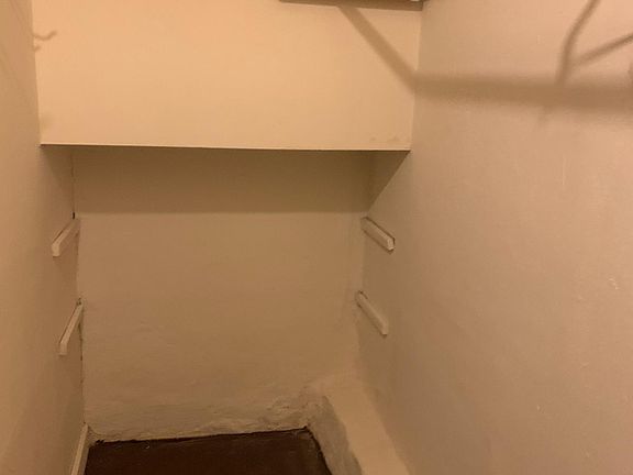 Inside entry closet