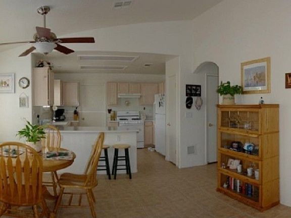The kitchen features a breakfast bar and a nook!