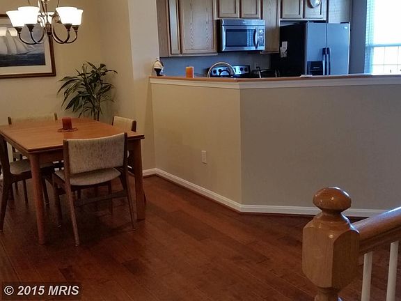 Dining area open to kitchen and living room