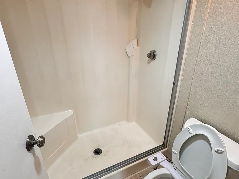 Master bathroom with shower