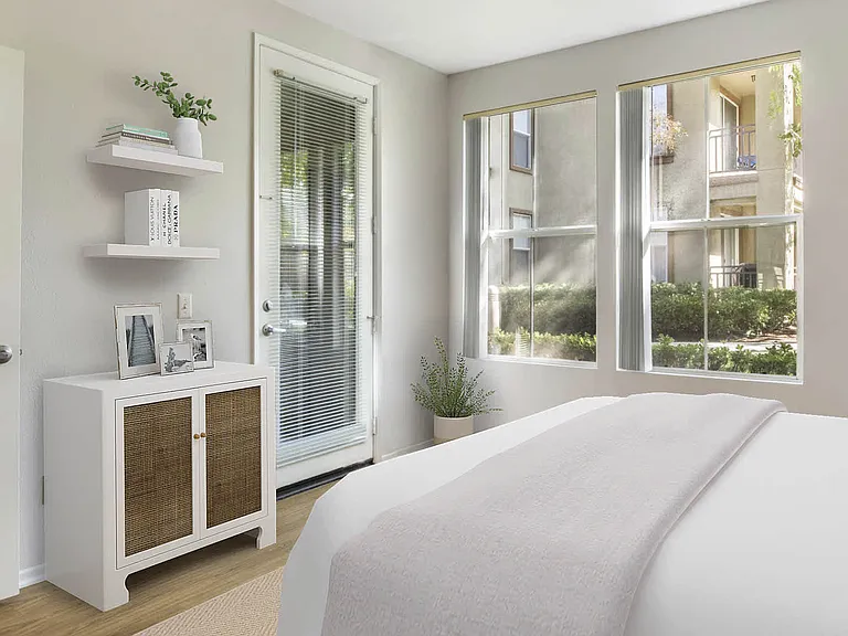 Bedroom with Hard Surface Flooring