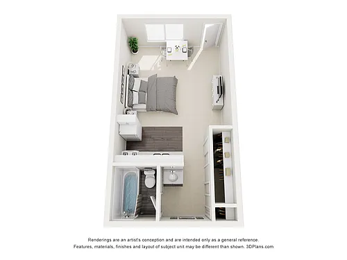 Floor plan Studio