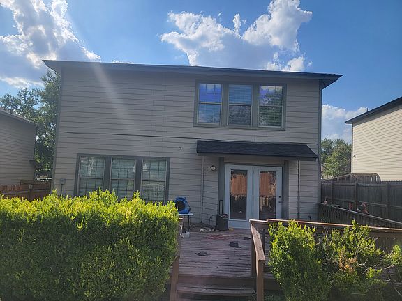 Looking at the back of the house