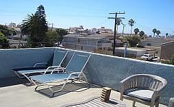 Roof Deck with Downtoen and Ocean Views