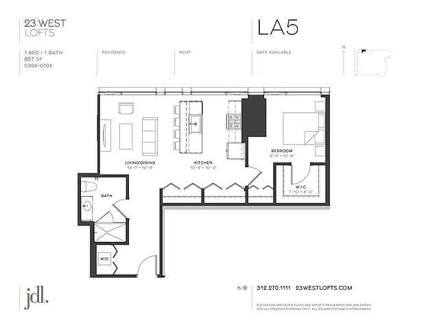 Floor plan LA5