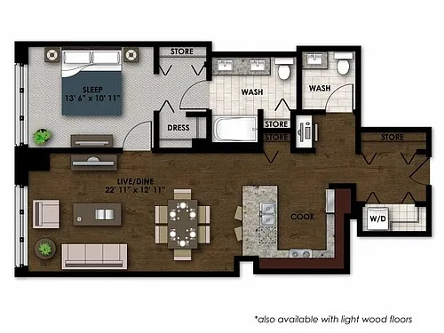 Floor plan A540
