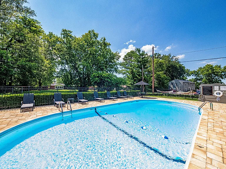 Swimming pool and sundeck