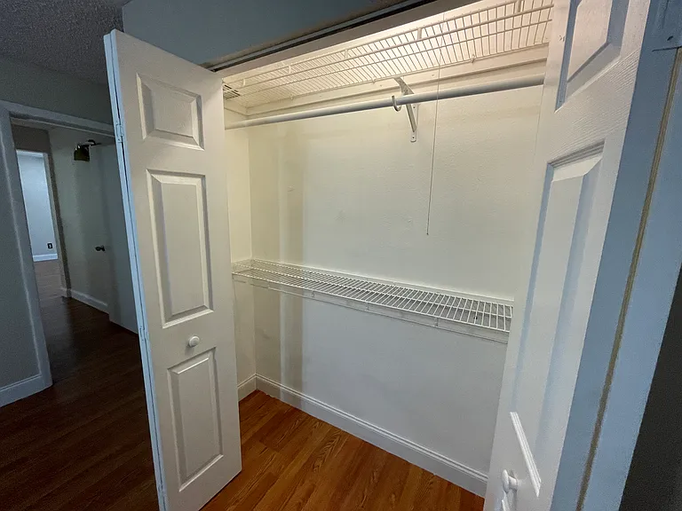 first bedroom closet
