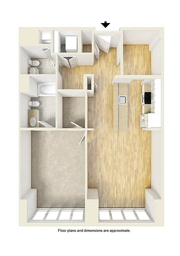 Floor plan 1A - 2-8