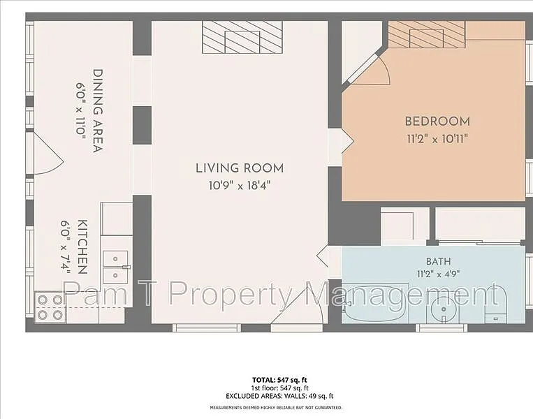 1 bed, 1.0 bath, 900 sqft, $1,855 — Photo 3