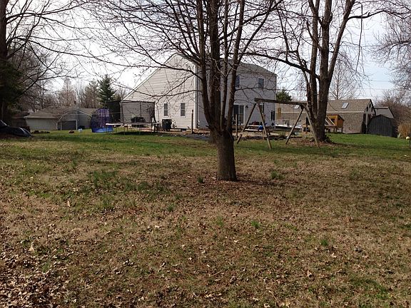 Back yard from rear property