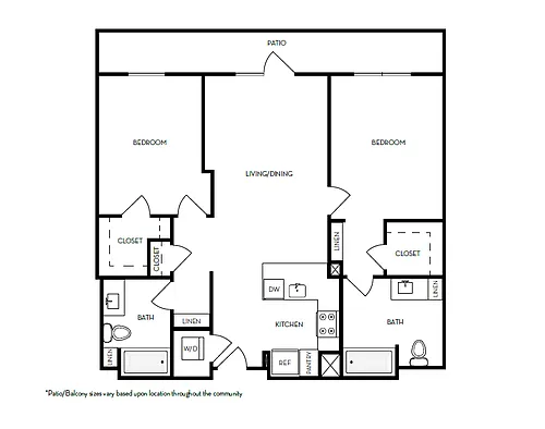 Floor plan 2x2c