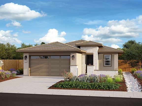 Elevation F - Contemporary Ranch