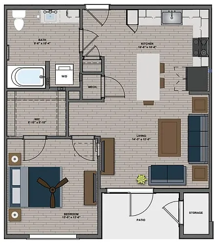 Floor plan Ford-ADA