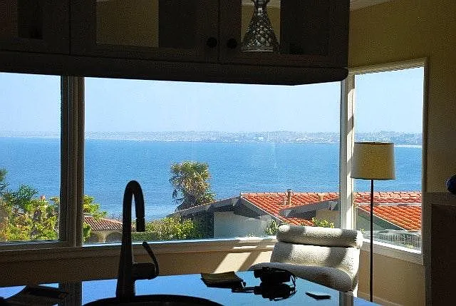 View from Kitchen and Family Room
