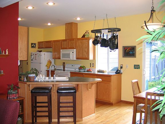 Kitchen and nook from family room